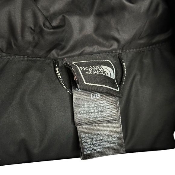 THE NORTH FACE Transit 600 Down Jacket Womens L Large Parka Puffer Hooded Coat - Picture 5 of 6